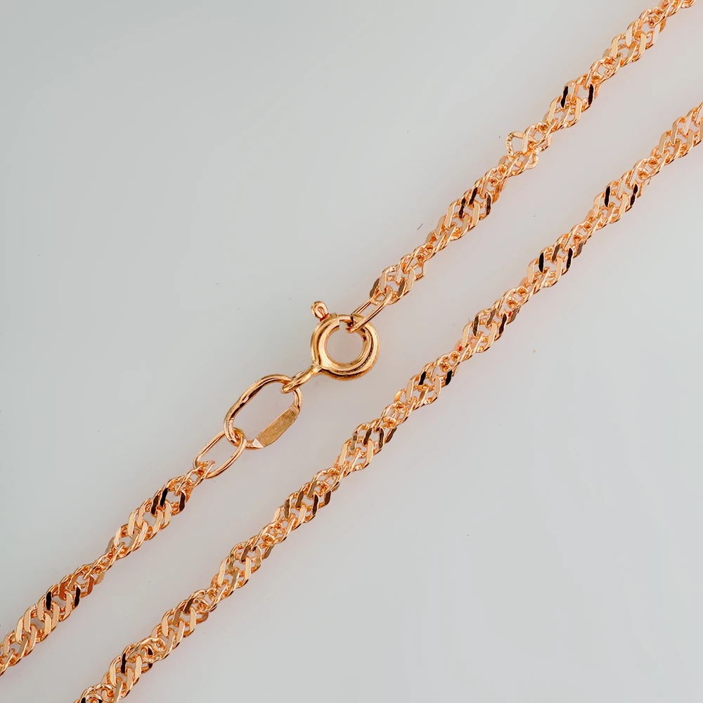 Цепь из красного золота 585 пробы