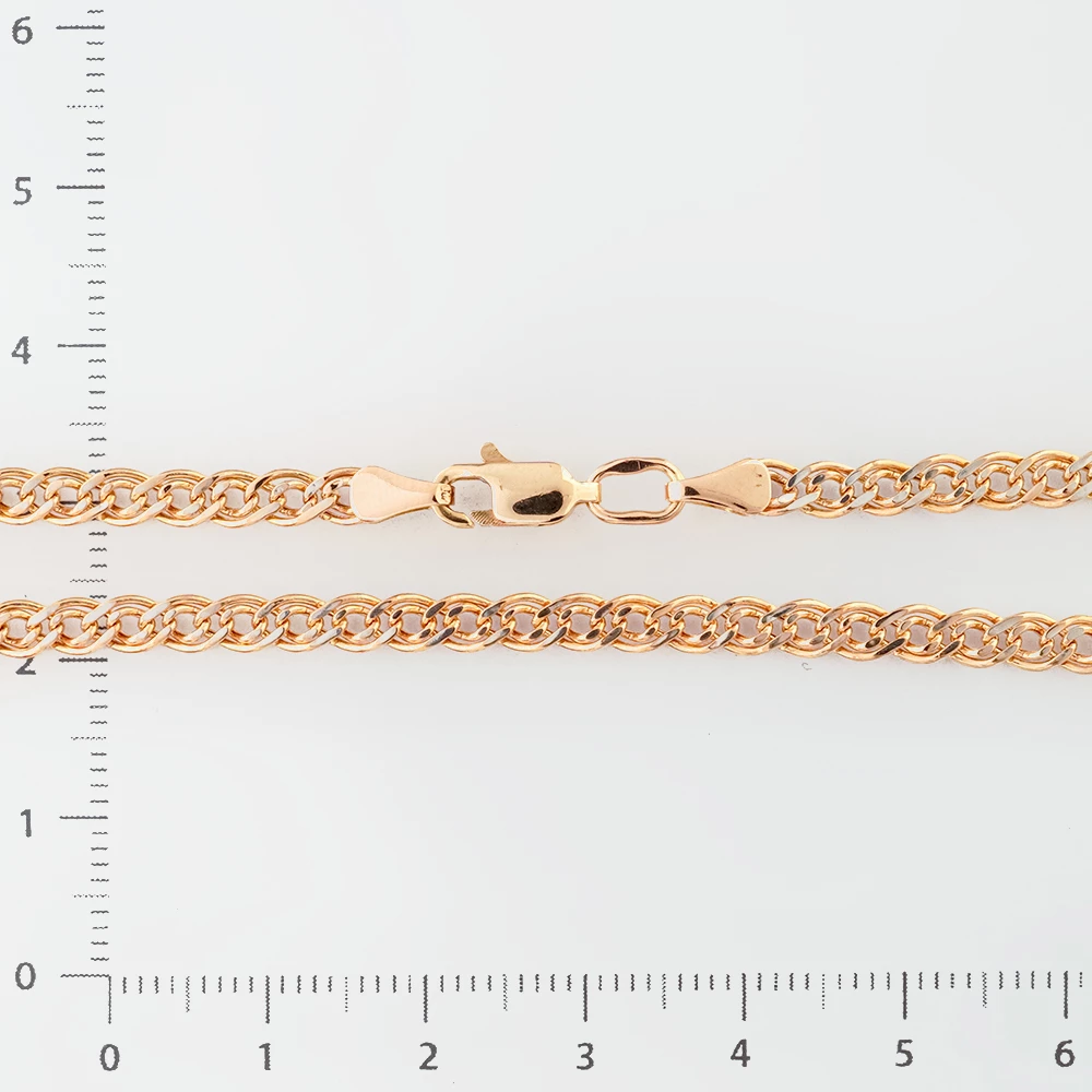Цепь из красного золота 585 пробы