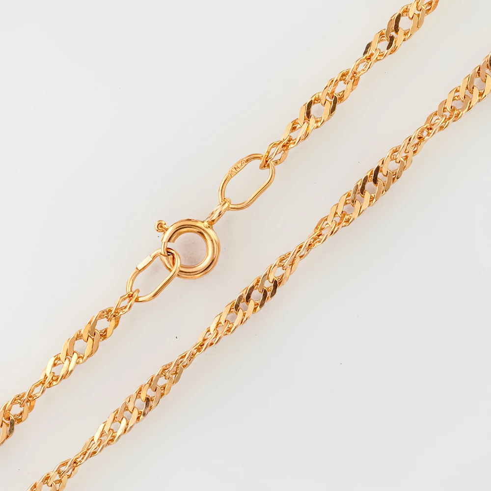 Цепь из красного золота 585 пробы