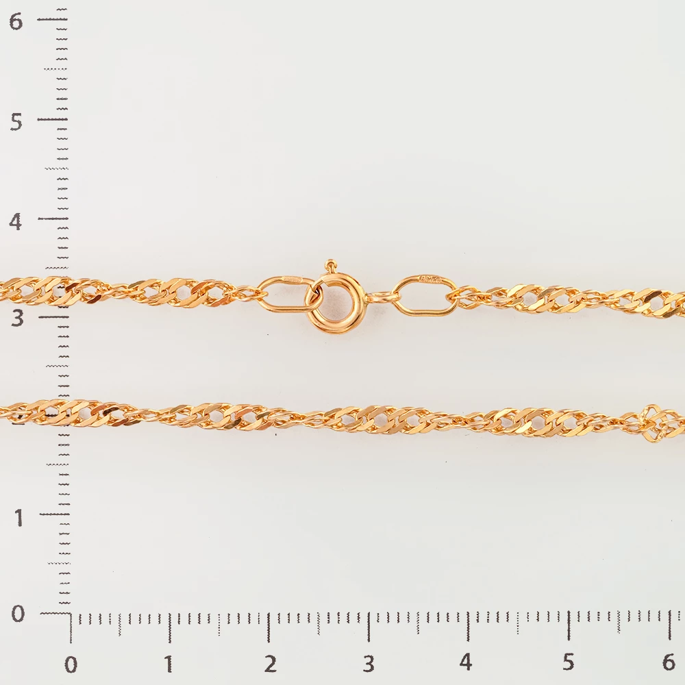 Цепь из красного золота 585 пробы