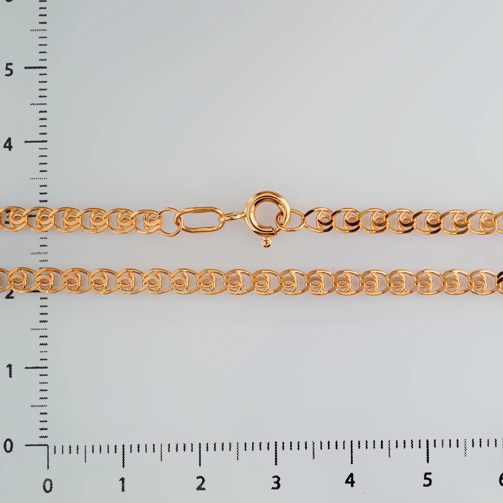 Цепь из красного золота 585 пробы