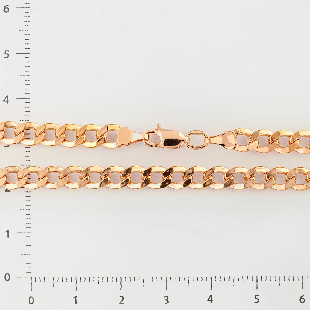 Цепь из красного золота 585 пробы