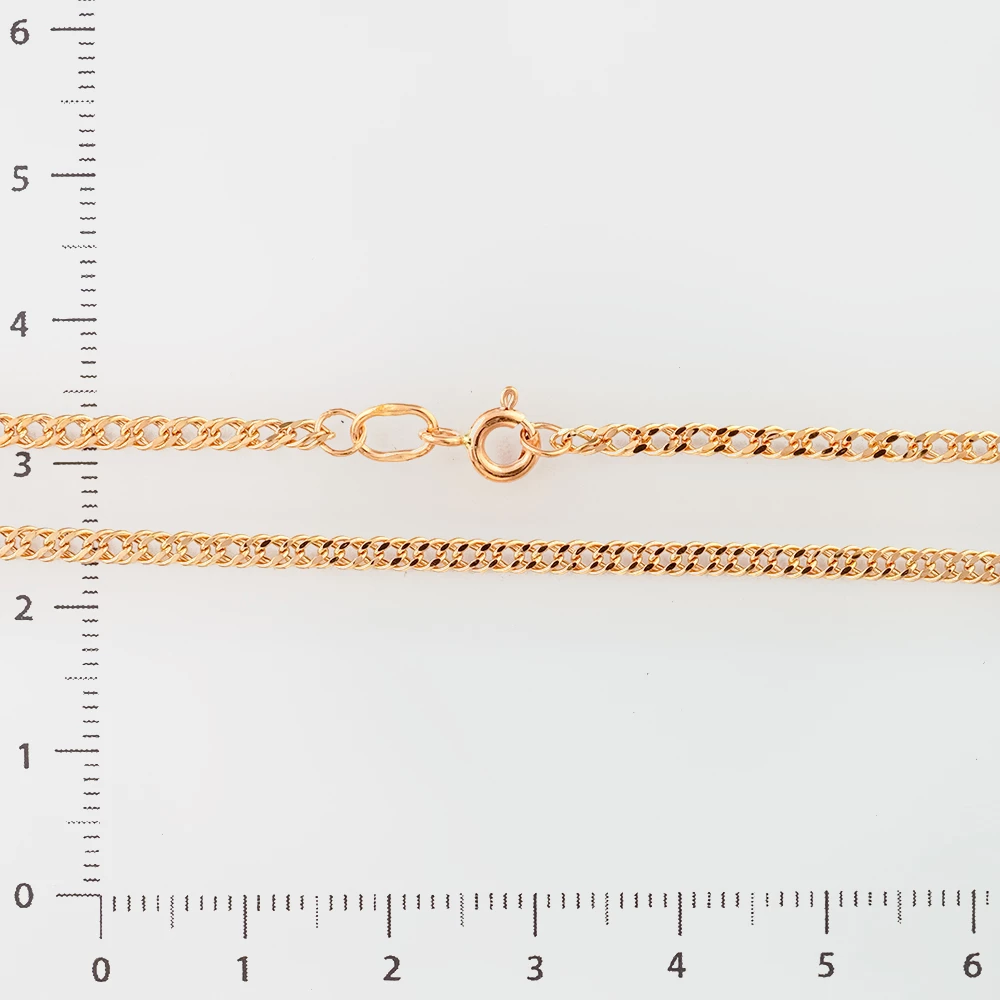 Цепь из красного золота 585 пробы