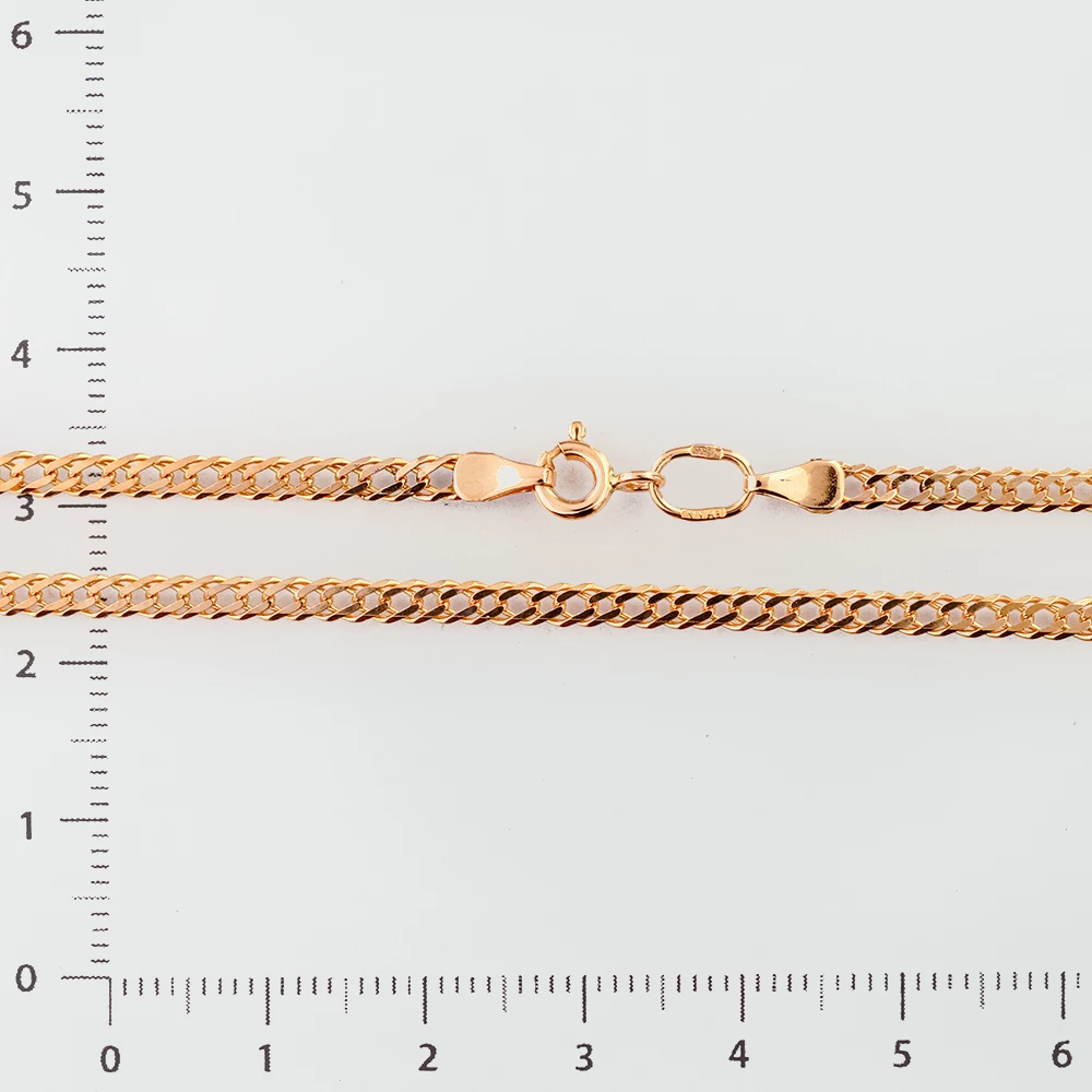 Цепь из красного золота 585 пробы