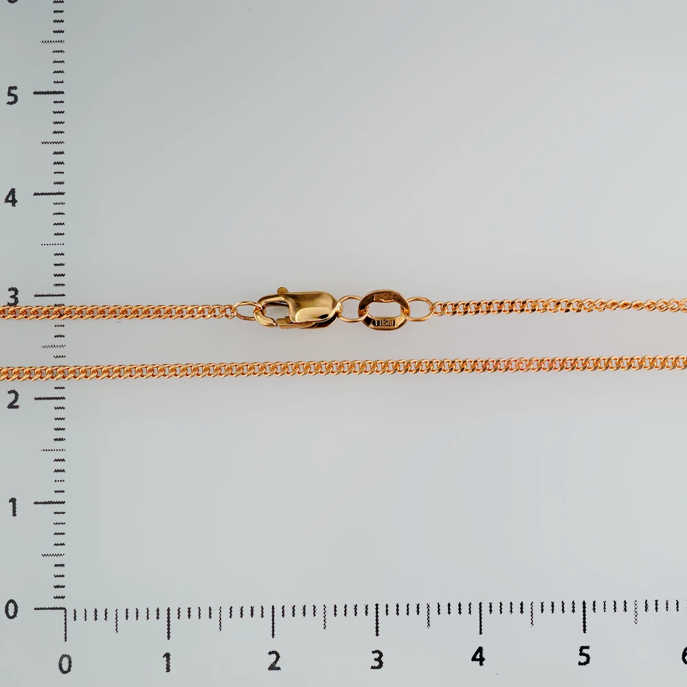 Цепь из красного золота 375 пробы