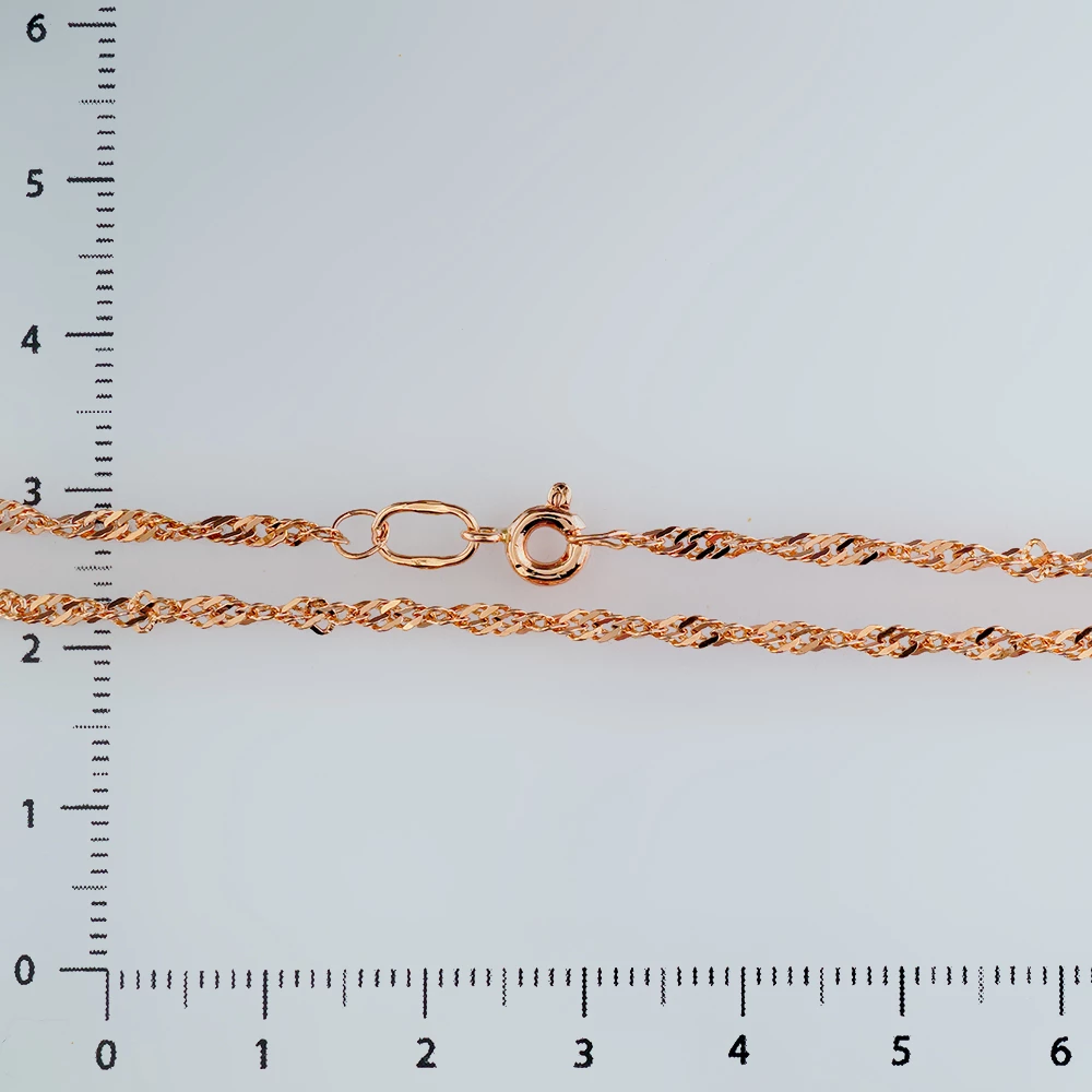 Цепь из красного золота 585 пробы