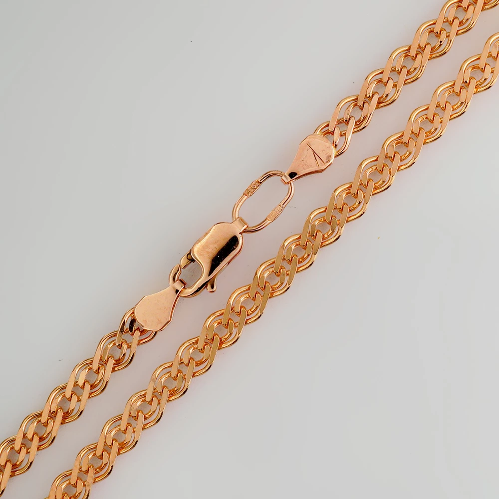 Цепь из красного золота 585 пробы