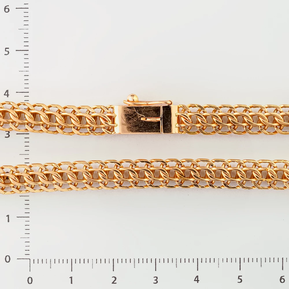 Цепь из красного золота 585 пробы