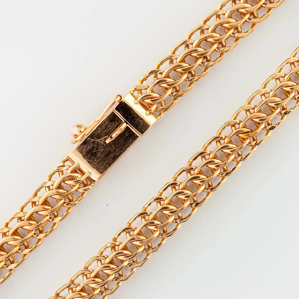 Цепь из красного золота 585 пробы