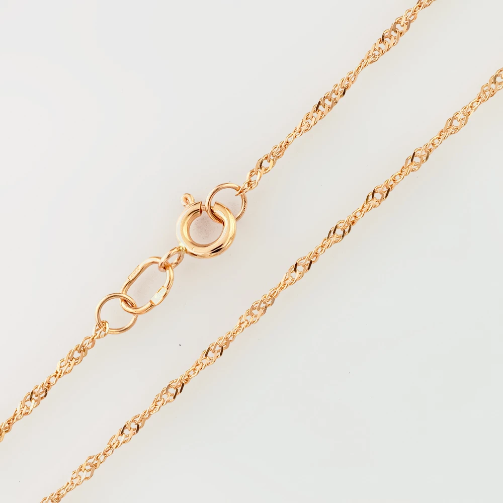 Цепь из красного золота 585 пробы