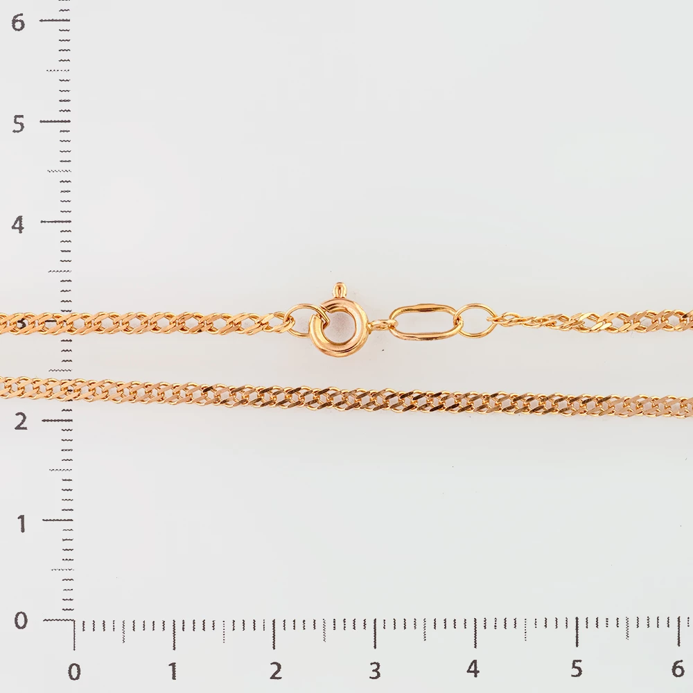 Цепь из красного золота 585 пробы