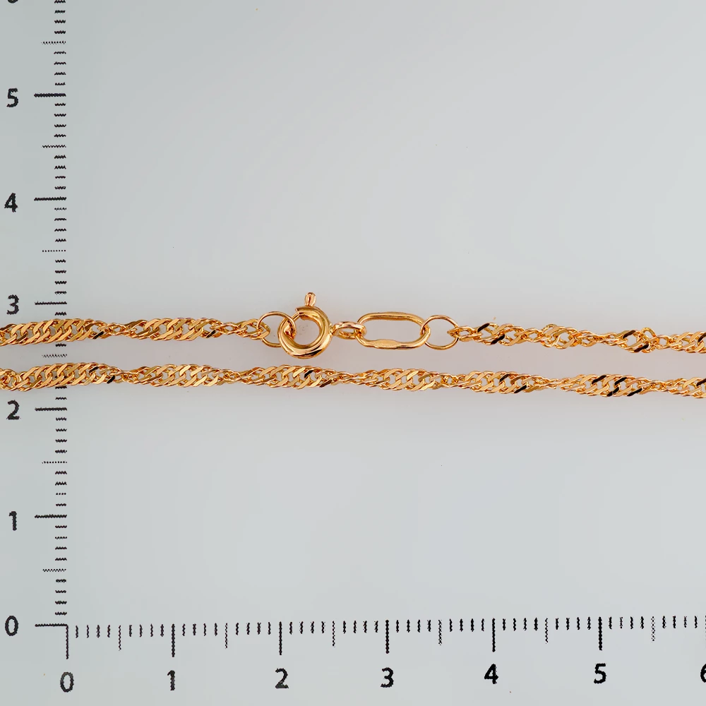 Цепь из красного золота 585 пробы