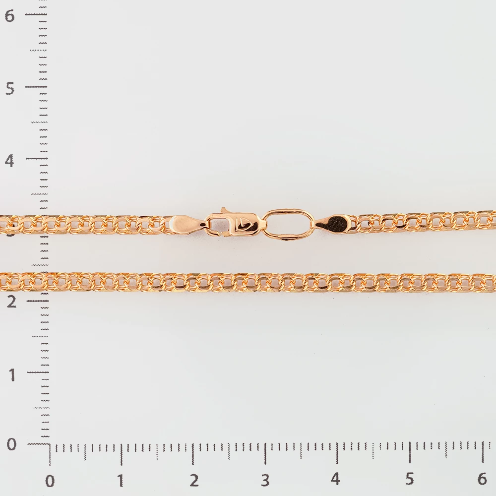 Цепь из красного золота 585 пробы