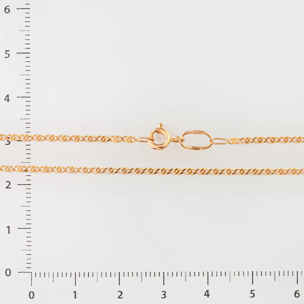 Цепь из красного золота 585 пробы