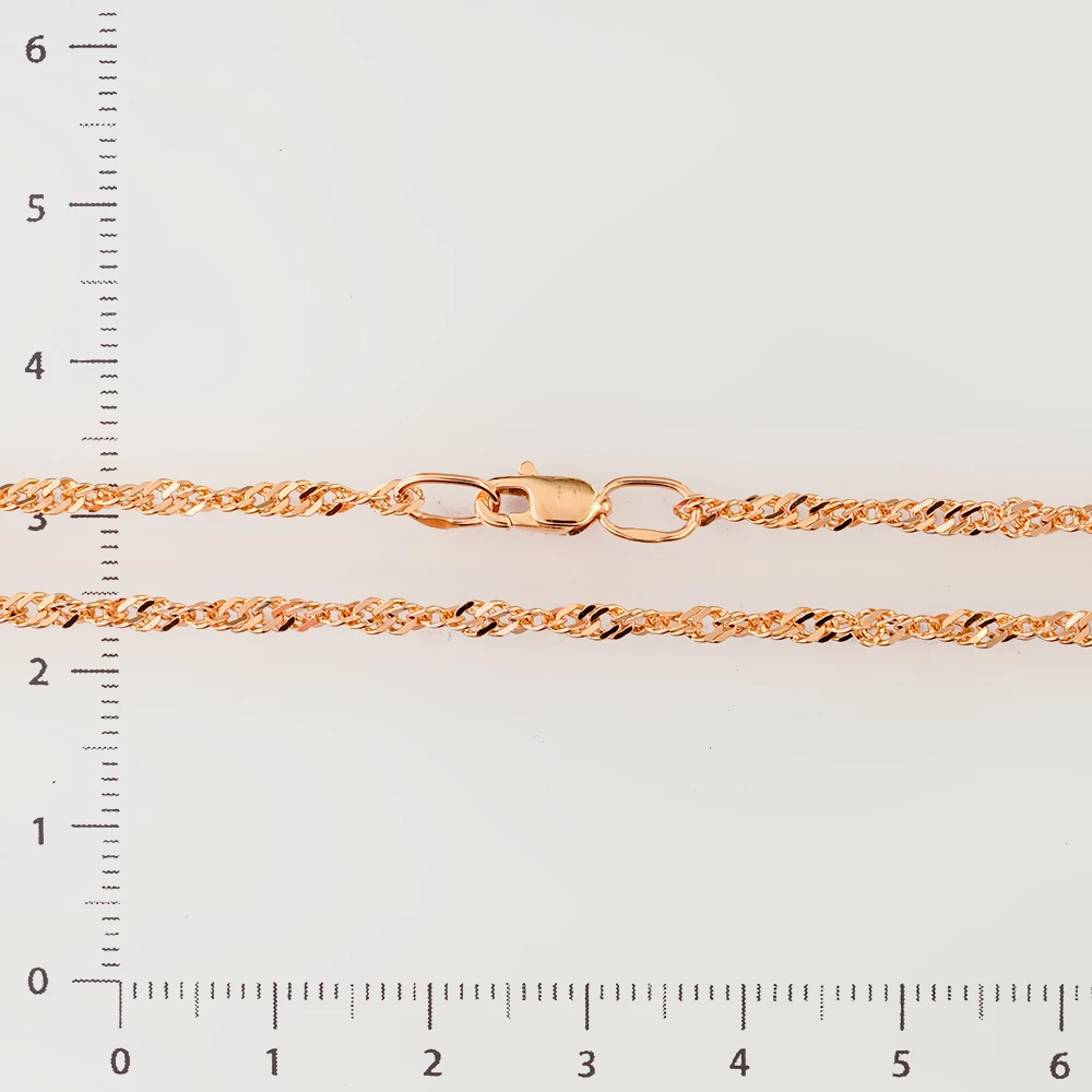 Цепь из красного золота 585 пробы