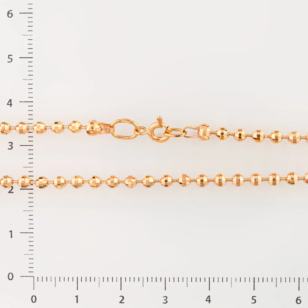 Цепь из красного золота 585 пробы