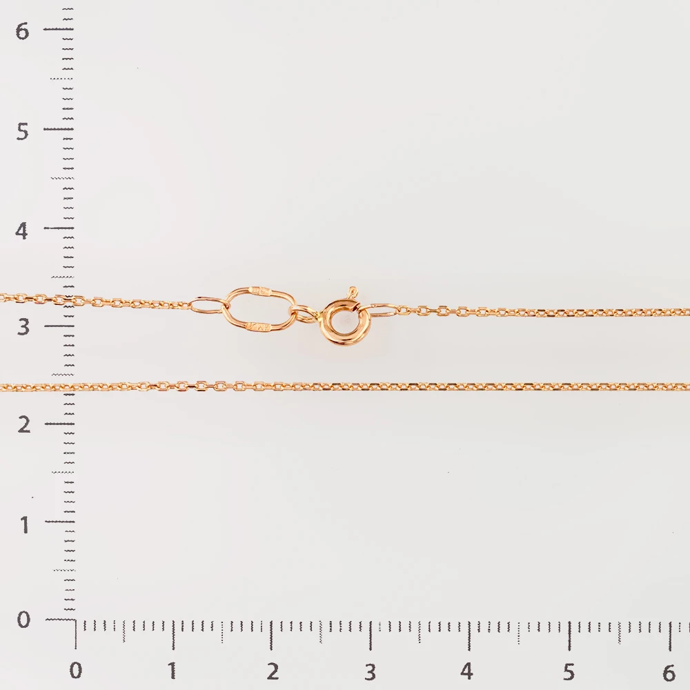 Цепь из красного золота 585 пробы