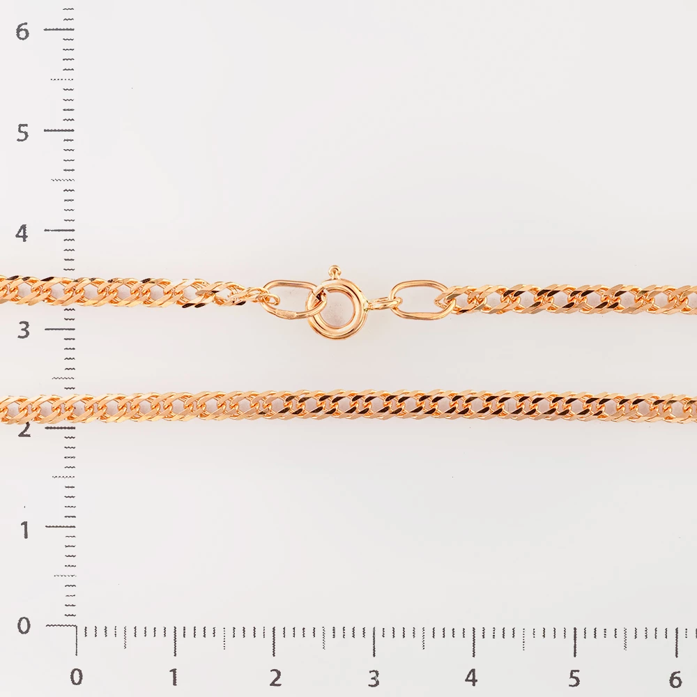 Цепь из красного золота 585 пробы