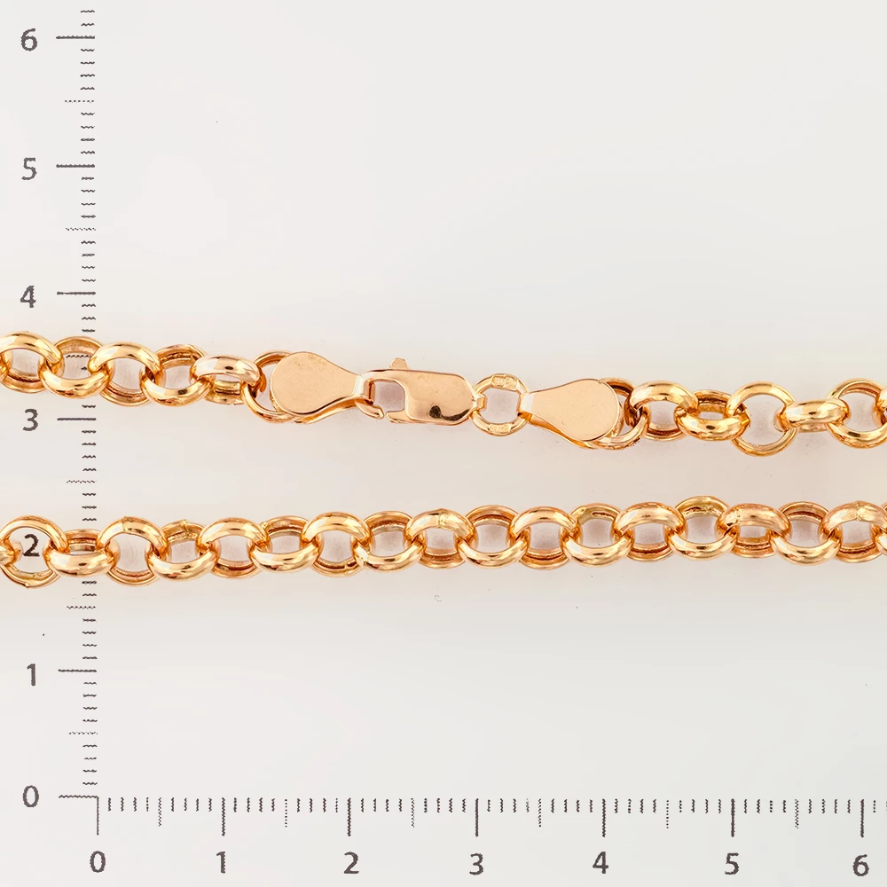 Цепь из красного золота 585 пробы