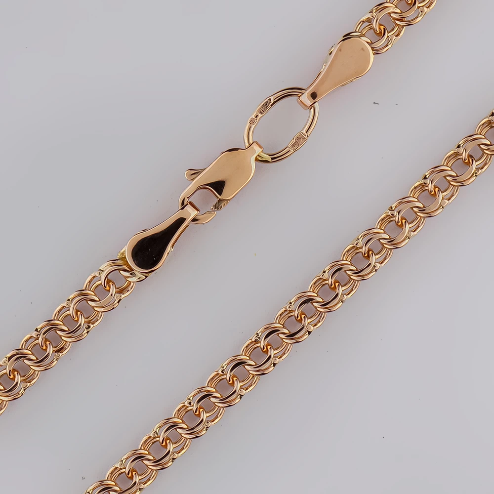 Цепь из красного золота 585 пробы