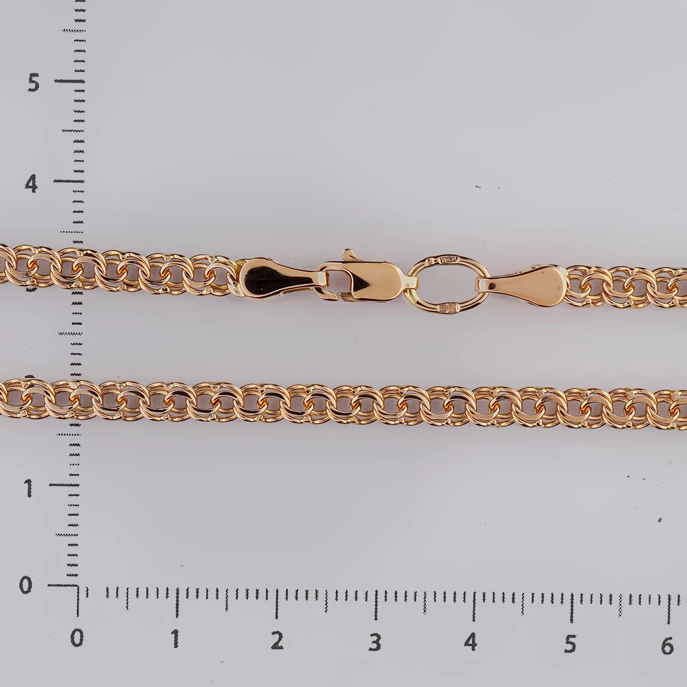 Цепь из красного золота 585 пробы