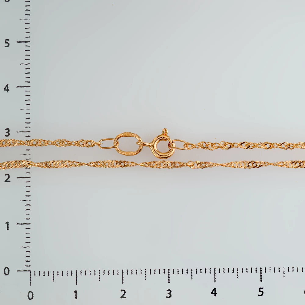 Цепь из красного золота 585 пробы