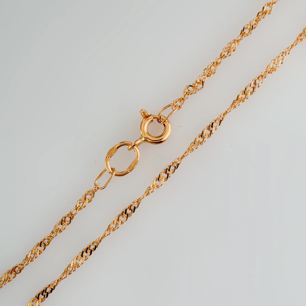 Цепь из красного золота 585 пробы