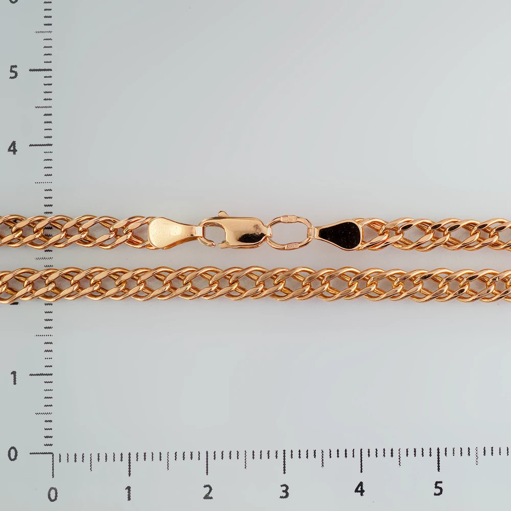 Цепь из красного золота 585 пробы