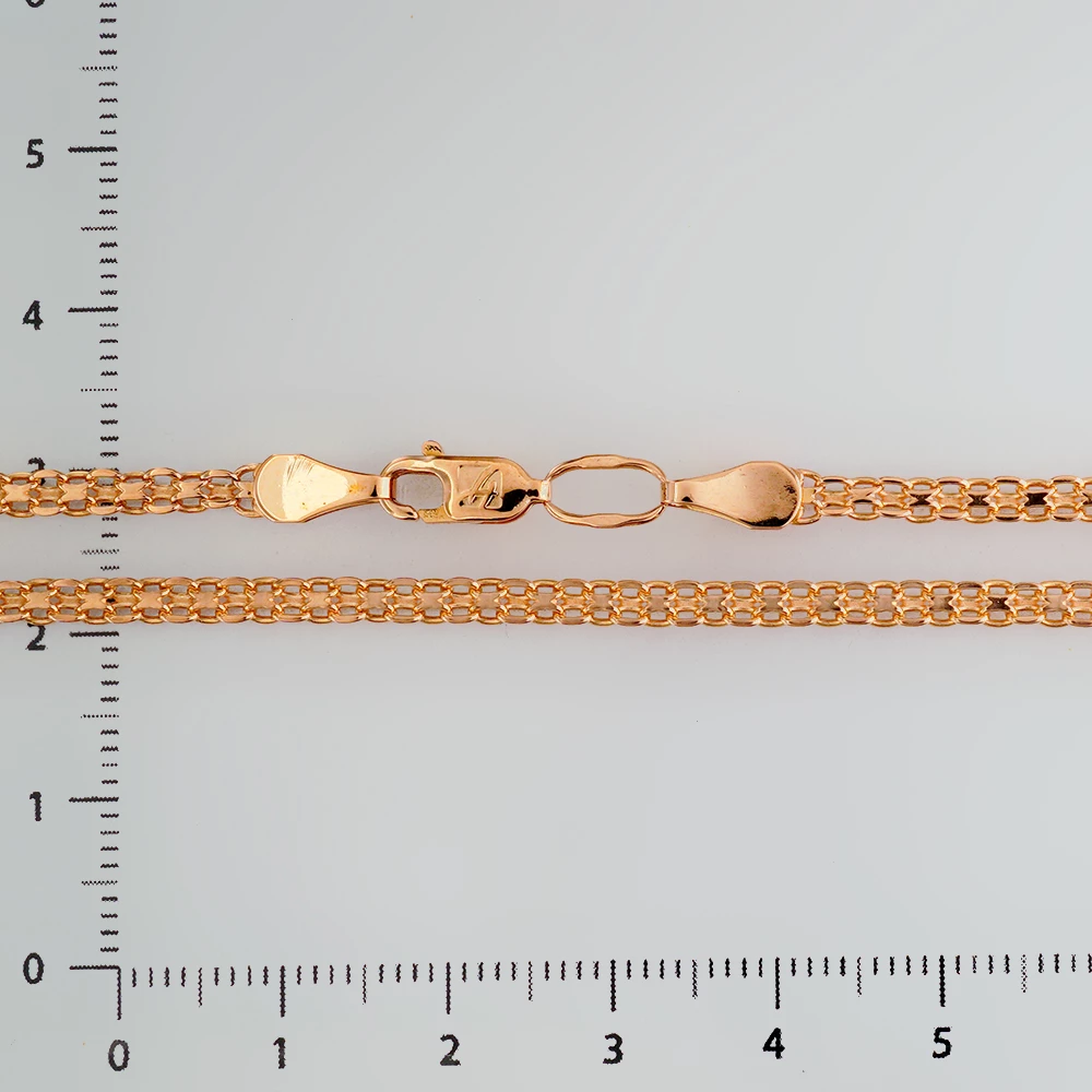 Цепь из красного золота 585 пробы