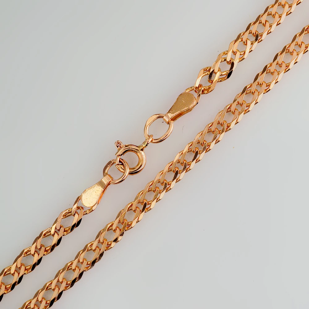 Цепь из красного золота 585 пробы