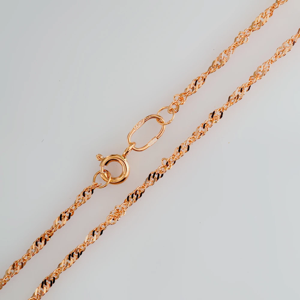 Цепь из красного золота 585 пробы