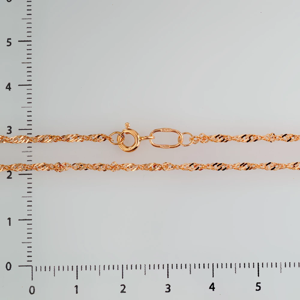 Цепь из красного золота 585 пробы