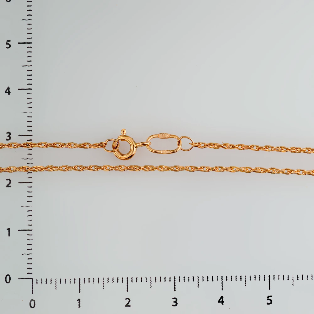 Цепь из красного золота 585 пробы