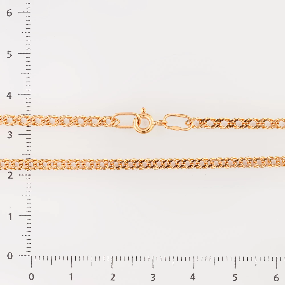 Цепь из красного золота 585 пробы