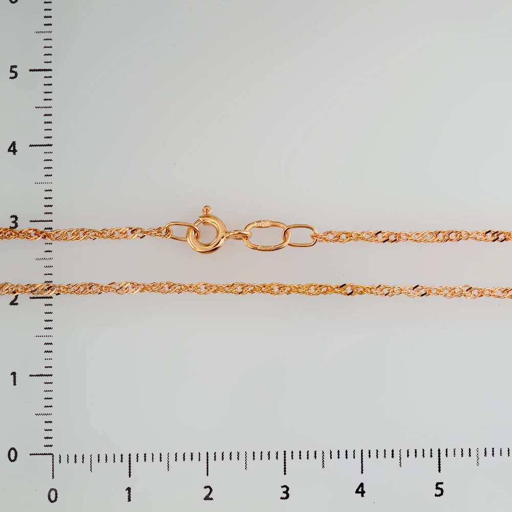 Цепь из красного золота 585 пробы