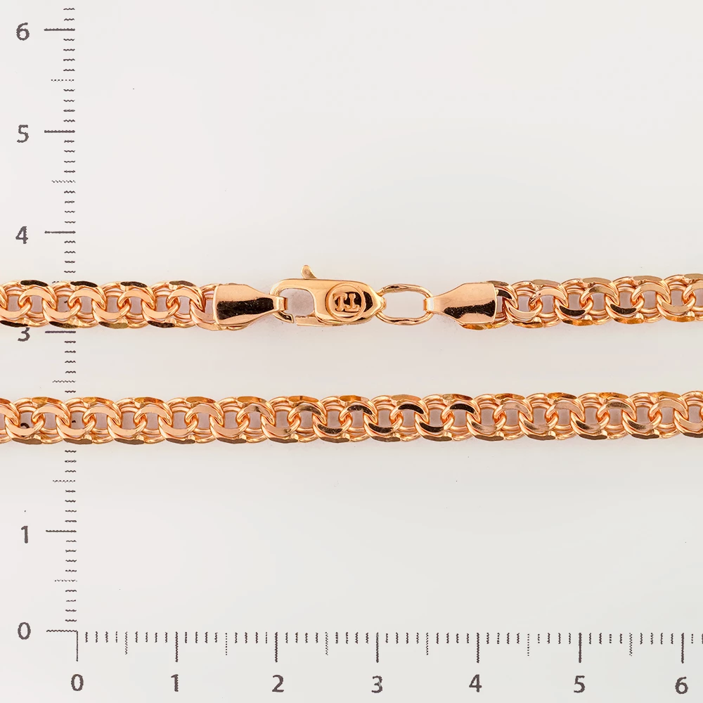 Цепь из красного золота 585 пробы