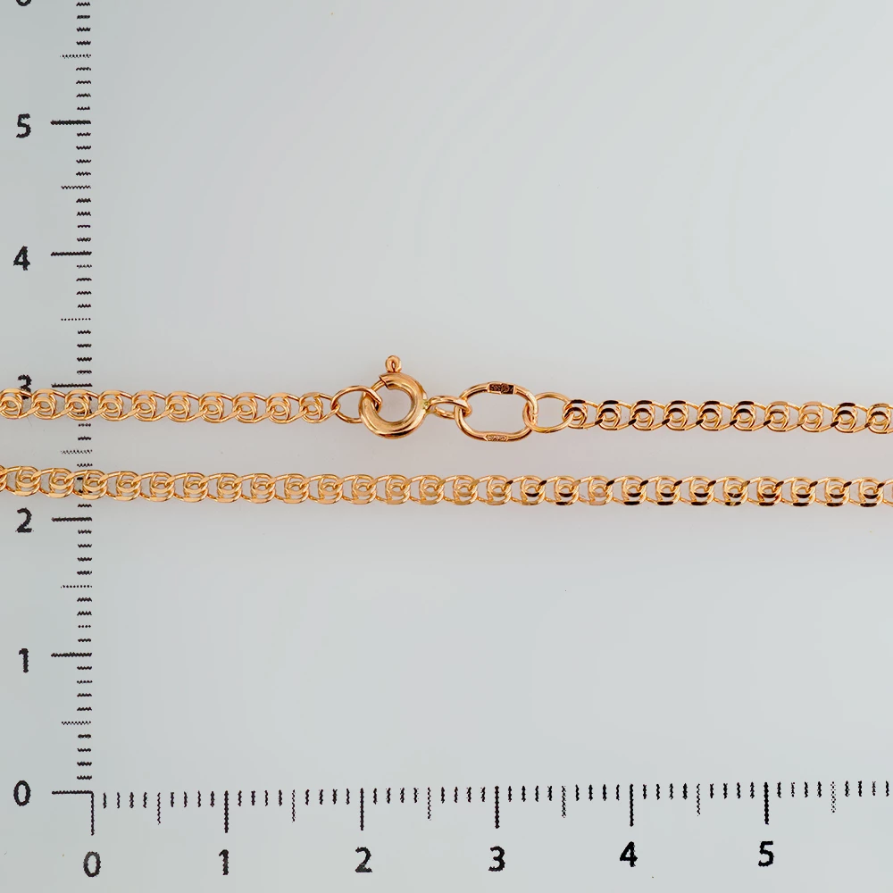 Цепь из красного золота 585 пробы