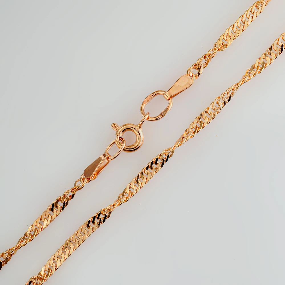 Цепь из красного золота 585 пробы