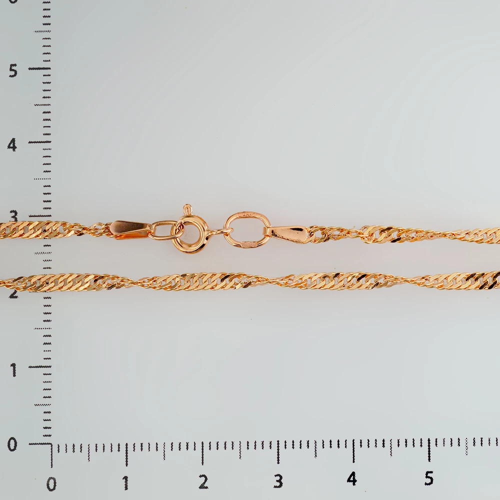 Цепь из красного золота 585 пробы