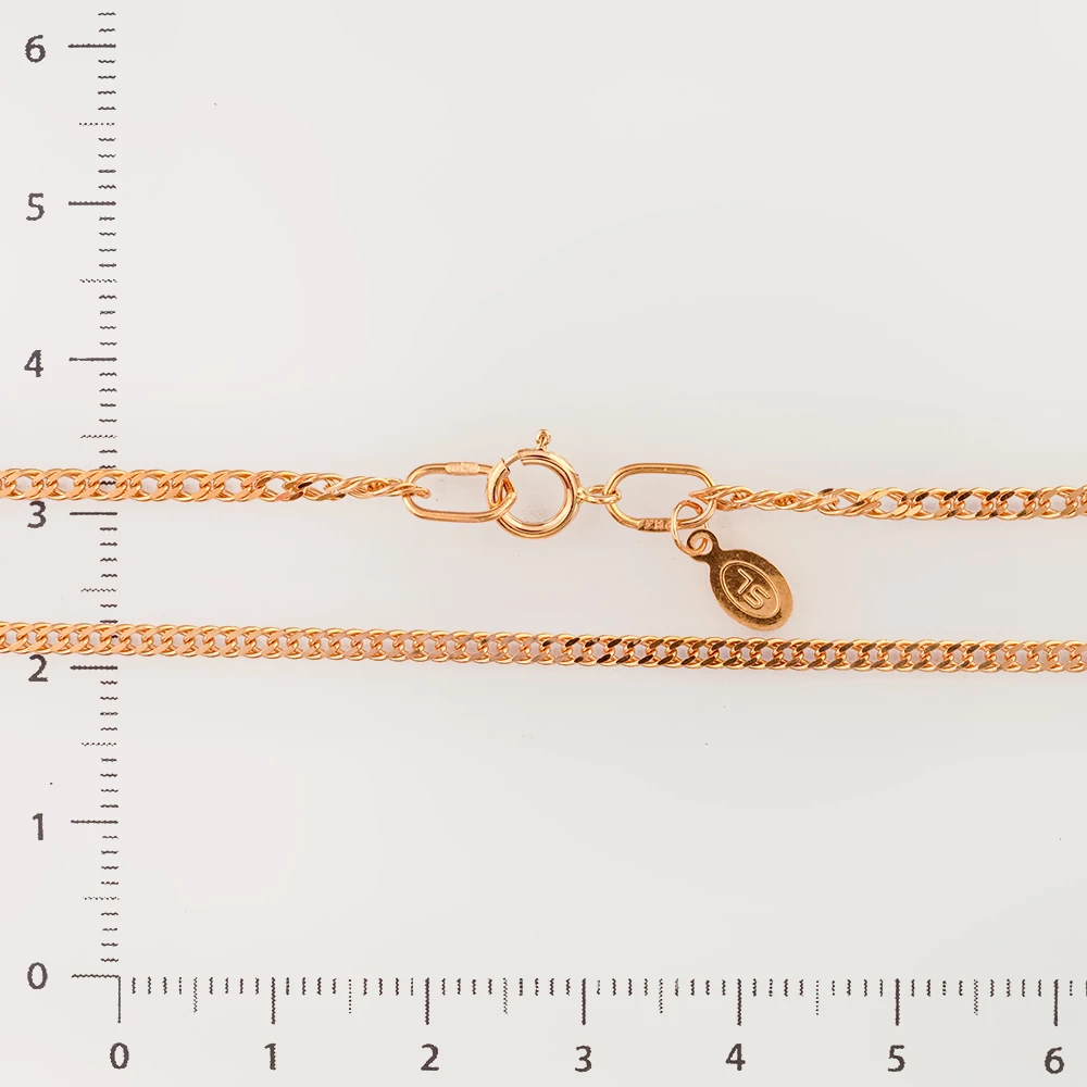 Цепь из красного золота 585 пробы