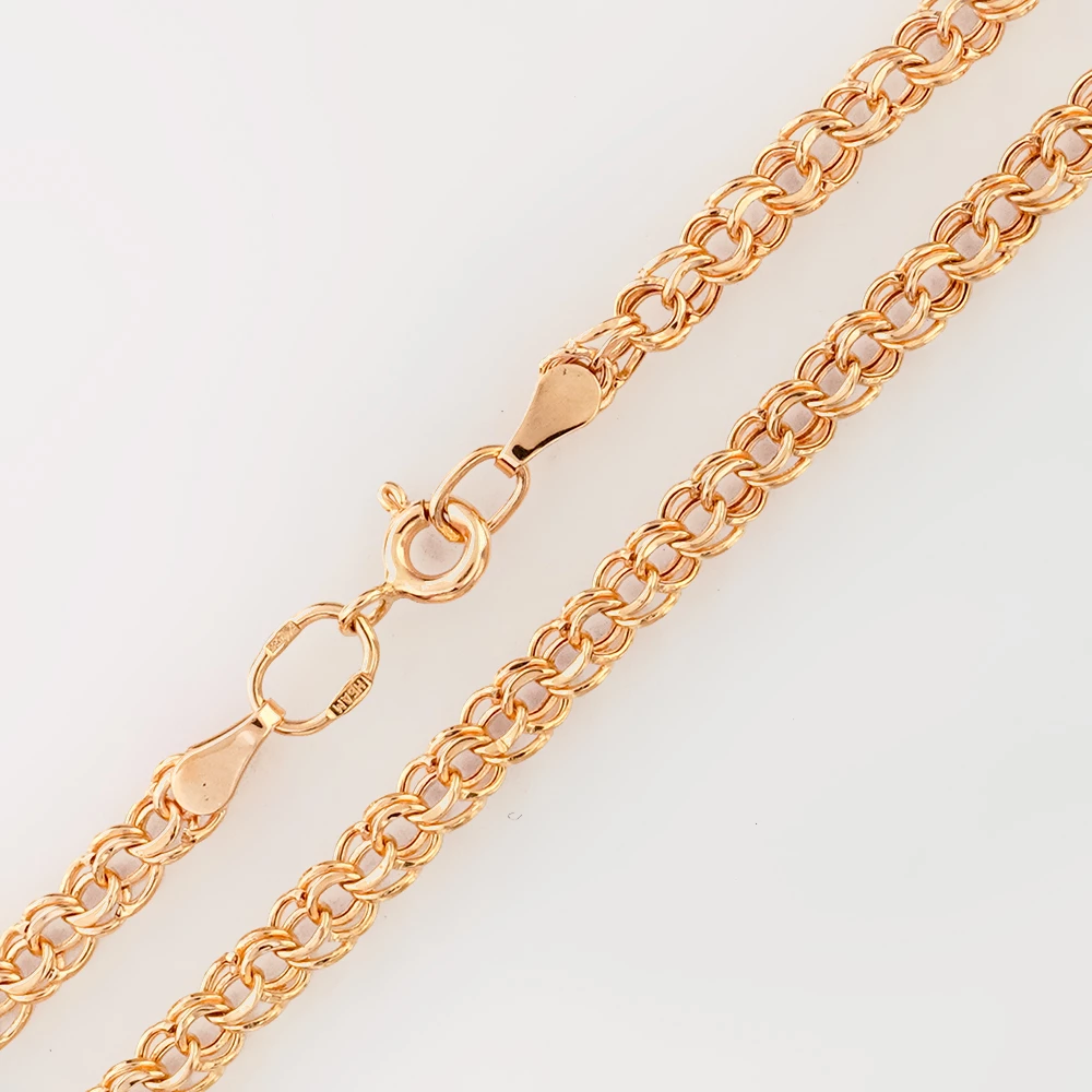 Цепь из красного золота 585 пробы