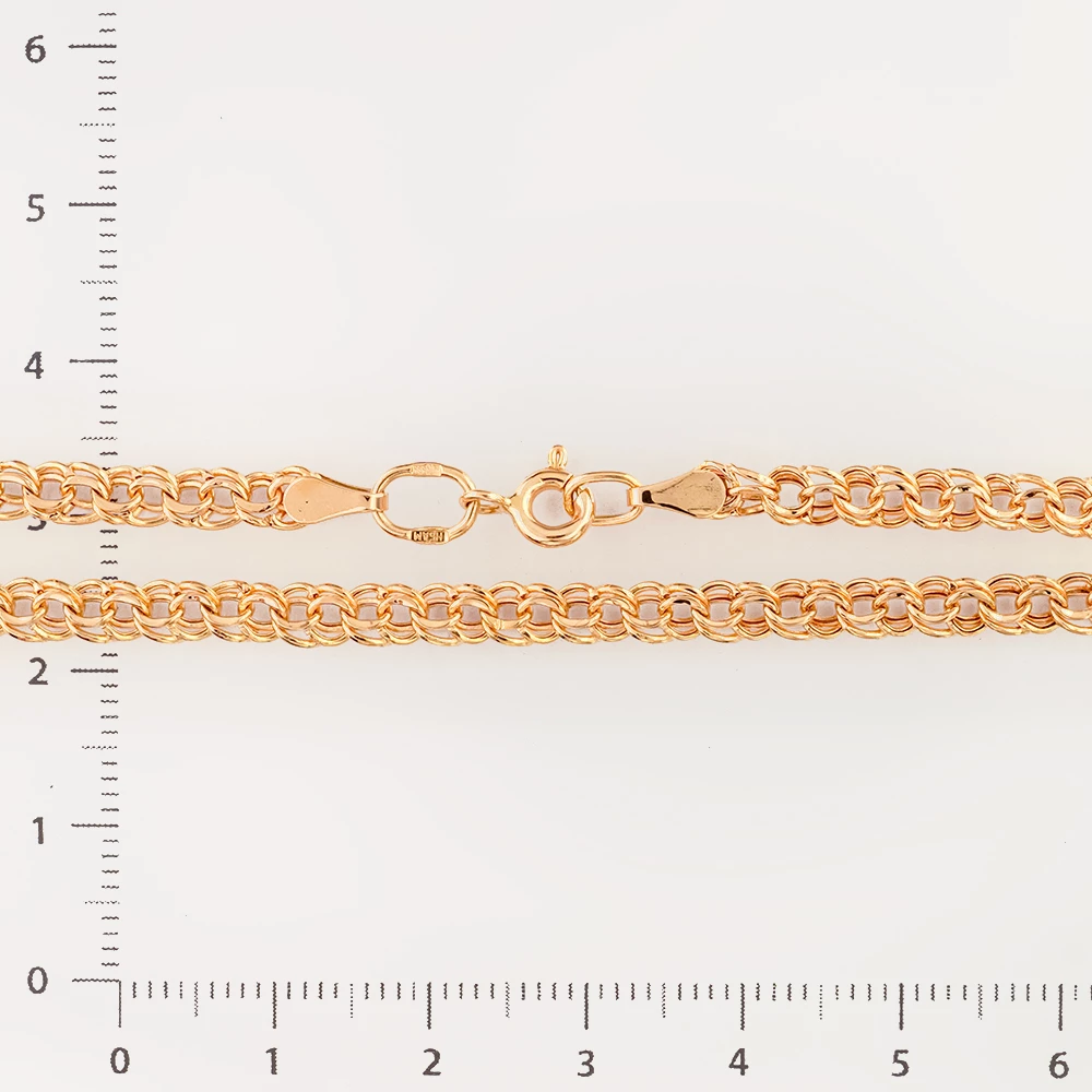 Цепь из красного золота 585 пробы