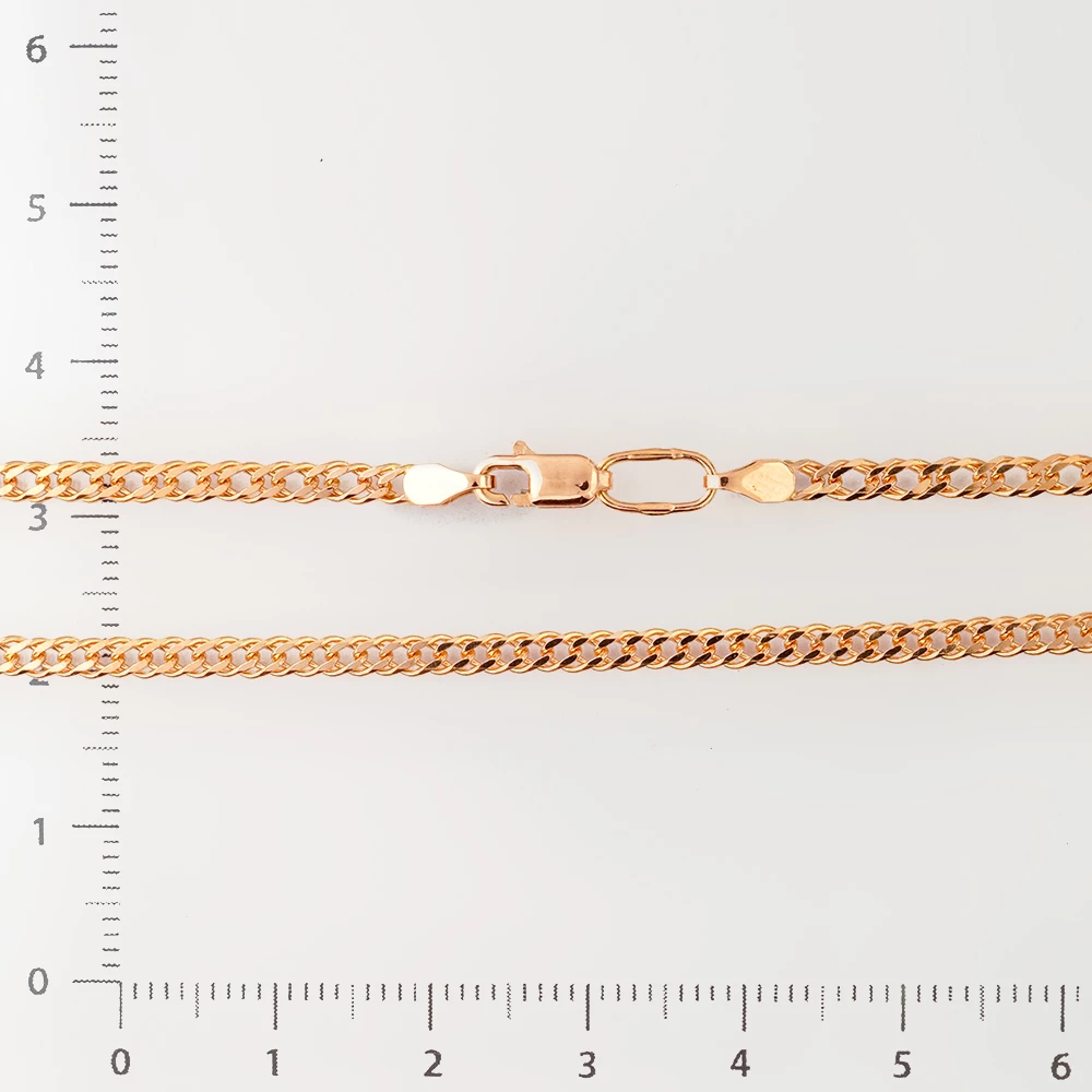 Цепь из красного золота 585 пробы