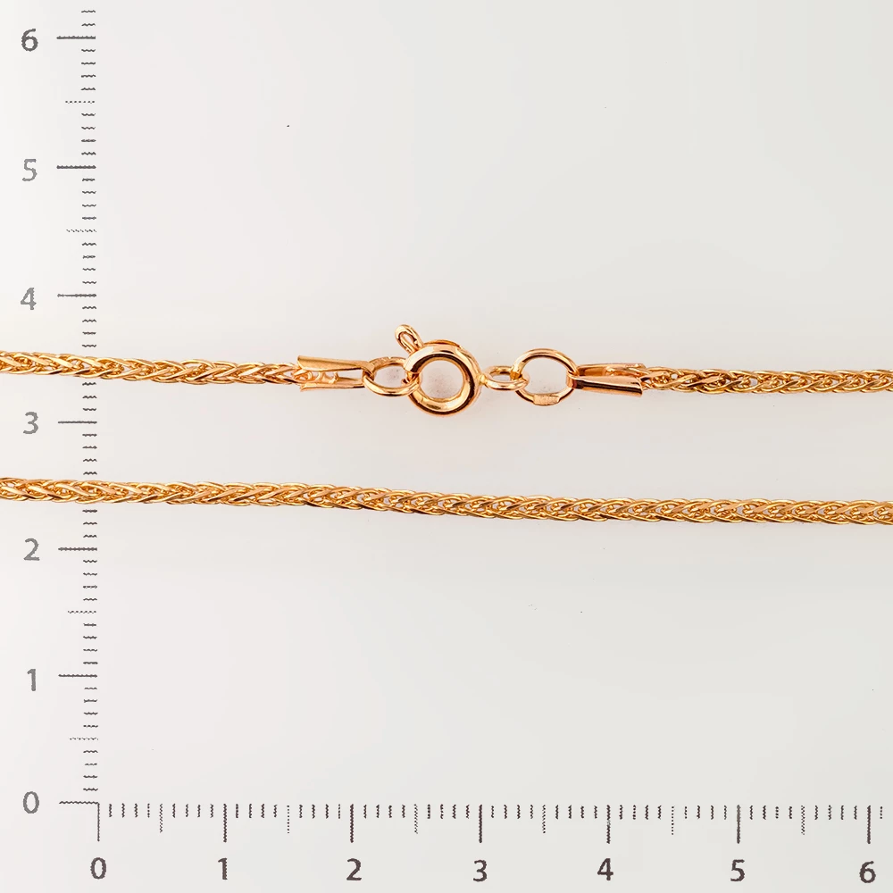 Цепь из красного золота 585 пробы