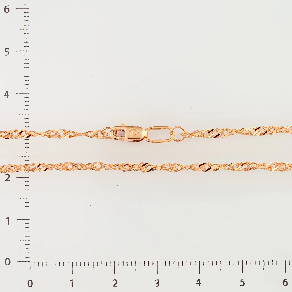 Цепь из красного золота 585 пробы