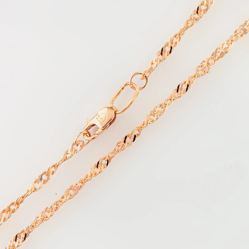 Цепь из красного золота 585 пробы