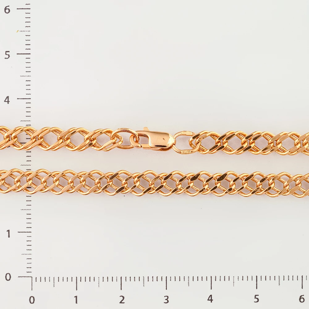 Цепь из красного золота 585 пробы