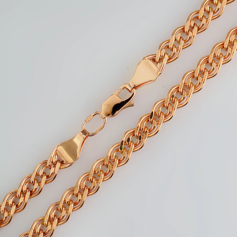 Цепь из красного золота 585 пробы