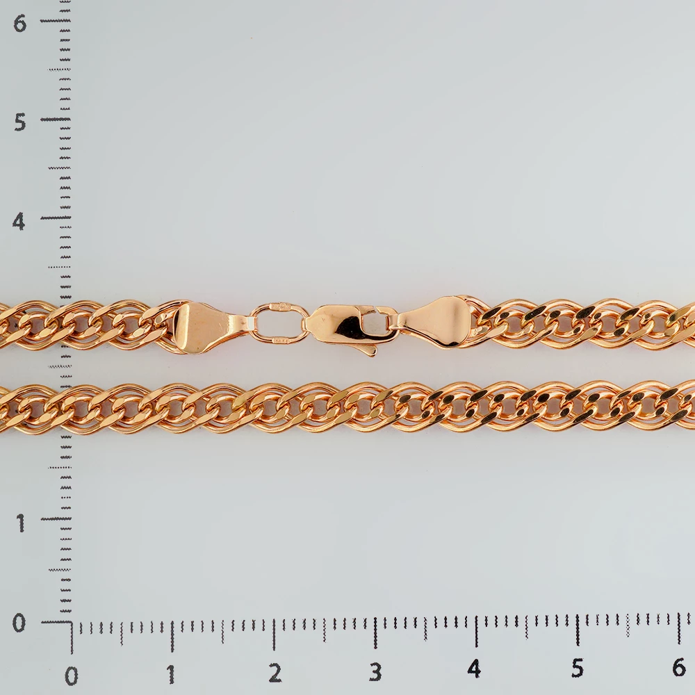 Цепь из красного золота 585 пробы