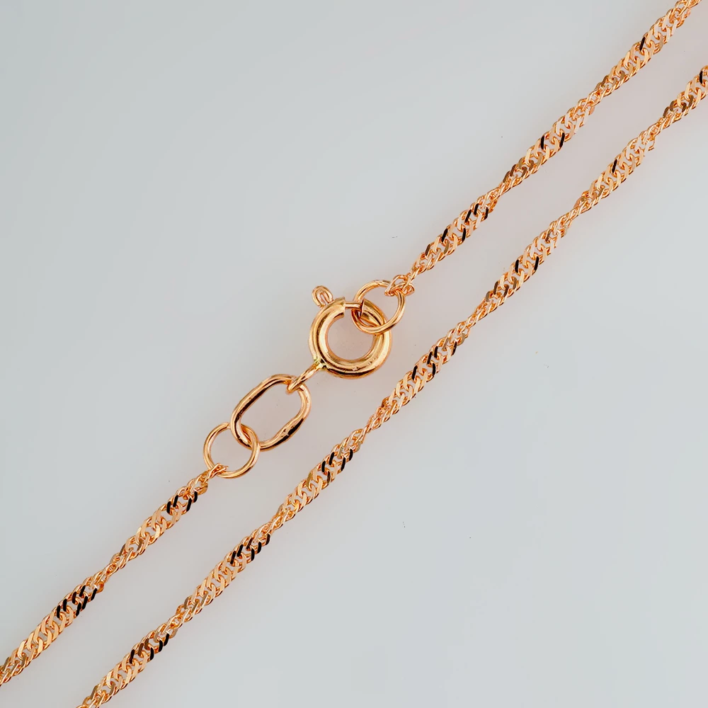 Цепь из красного золота 585 пробы